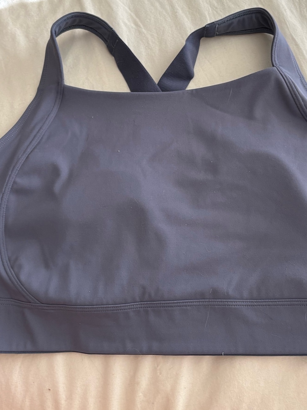Columbia High-Neck Sports Bra - Slate Blue
